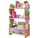 Teamson Kids Magic Garden Wooden Bookshelf with Storage Drawers