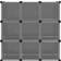 vidaXL Cube Organiser Room Divider Oppbevaringskurv