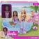 Barbie Doll Brunette & Pool Playset with Slide & Accessories
