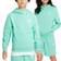 Nike Big Kid's Sportswear Club Fleece Pullover Hoodie - Emerald Rise/White (FD3000-349)