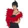 Smiffys Deluxe Boa Feather Red