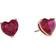 Kate Spade New York Heart Gold-Plated Cubic Zirconia Earrings Red