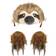 Elope Sloth Plush Headband & Paws Kit