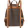 Michael Kors Brooklyn Medium Logo Backpack - Brown/Acorn