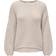 Only Nordic O-Neckline Dropped Shoulders Pullover - Grey/Pumice Stone