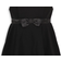 Calvin Klein Girl's Plus Size Illusion Mesh Bow Front Dress - Black (CDFDH029-001)