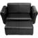 Costway Kid's Double Couch Lounge Sofa with Ottoman