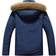 Moerdeng Men's Winter Snow Coat Warm Ski Jacket - Dark Blue