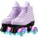 Simcat Womens Roller Skates Classic High-top Double-Row Leather Adult