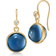 Julie Sandlau Prime Earrings - Gold/Blue/Transparent
