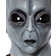 Ghoulish Productions Adult Area Alien Mask Gray