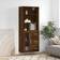 vidaXL Highboard ‎1 Glass Door 3 Drawers Brown Oak Skjenk 69.5x180cm