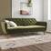 Novogratz Tallulah Memory Green Velvet Sofa 210.8cm Zweisitzer