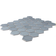 Affinity Tile FPLH2 Hudson Due 2" Hexagon Geometric Mosaic Tile Glossy