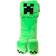 Minecraft Creeper 14"x7" Pillow Buddy Green Night Light