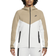 Nike Men's Sportswear Tech Fleece Windrunner Full Zip Hoodie - Summit White/Khaki/Black