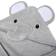 Baby Essentials Elephant Hooded Towel & Washcloth Set, Grey