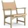 Swedese Caryngo Natural Lacquered Oak/Leather Sessel 77cm