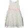 Happy Girls Dress Lilly with Flowers - White/Pink