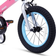 RoyalBaby Kids Bike Cubetube with Training Wheels Kickstand Bicycle - Pink Kids Bike