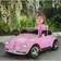 Aosom Licensed Volkswagen Electric Kids Ride-On Car 6V Battery Powered Toy Pink Pink