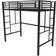 Your Zone Brittain Twin Metal Loft Bed 42x78.5"
