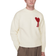 Ami Paris Ami de Coeur Sweater Unisex - Off White/Red