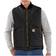Carhartt Relaxed Fit Firm Duck Insulated Rib Collar Vest - Black