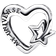 Pandora Openwork Family Heart & Star Charm - Silver