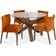 Ebern Designs Caserta Dark Oak Tischgruppe