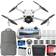 DJI Mini 3 Camera Drone Quadcopter + RC Smart Controller (with Screen) + Fly More Kit 4K Video 38min Flight Time, True Vertical Shooting Intelligent Modes Bundle w/Deco Gear Backpack Accessories