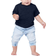 Bella+Canvas Infant Jersey Short Sleeve Tee - Navy