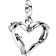 Pandora ME Wire Heart Medallion Charm - Silver