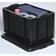 Really Useful Boxes Plastic Solid Black Staukasten 84L