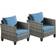 Ovios High-back Chairs 2-pack