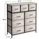 Sorbus Dresser with 9 Drawers Greige 39.5x39.5"