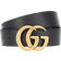 Gucci Nero Logo-Buckle Wide Leather Belt - Black