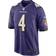 Nike Zay Flowers Baltimore Ravens 2023 NFL Draft First Round Pick Game Jersey