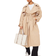 PrettyLittleThing Hooded Oversized Woven Trench Coat - Stone