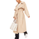 PrettyLittleThing Hooded Oversized Woven Trench Coat - Stone