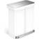 Simplehuman Hands-Free Dual Compartment Recycling Kitchen Step Trash Can with Lid 15.32