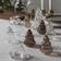 Hadeland Glassverk Spruce Christmas Tree Dark Cocoa Juletre 9.8cm