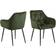 AC Design Furniture Bentley Forest Green/Black Esszimmerstuhl 83cm 2Stk.