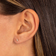 Adina Eden Pave Mini Lightning Bolt Stud Earring - Gold/Diamond