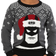 Batman Kid's Holiday Hat Ugly Christmas Sweater - Black