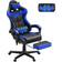 SOONTRANS Captain Series Storm Blue Ergonomic Gaming Chair with Footrest - Blue