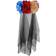 Purfun Women Halloween Gothic Flower Garland with Black Veil Rose Crown Hairband