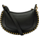 Isabel Marant Oskan Moon Grained Leather Shoulder Bag - Black