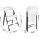 Cosco Solid Resin Indoor/Outdoor Plastic Folding Chair 4-pack