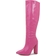Berness Aster Croc Embossed Boot - Hot Pink